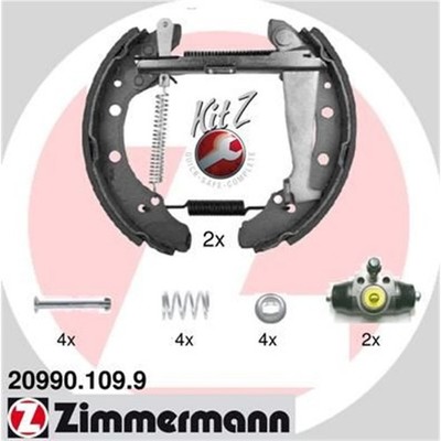 ZIMMERMANN BREMSBACKENSATZ passend für AUDI 80 90 VW GOLF 3 PASSAT 35i VENTO