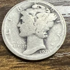 1920 MERCURY SILVER DIME ACTUAL COIN Get More Today & Save Shop Here Buy Here