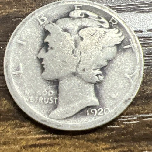 1920 MERCURY SILVER DIME ACTUAL COIN Get More Today & Save Shop Here Buy Here