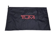 TUMI Luggage Drawstring Travel Laundry Black Nylon Dust Bag Excellent! 29" x 17"
