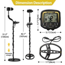Professional TX 850 Metal Gold Detector Underground Pinpointer Search Finder