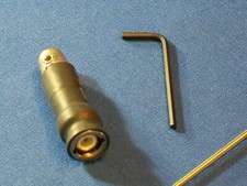 VHF or UHF portable antenna, TNC male, 118-960 mhz, tuneable .100 ss whip