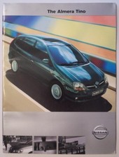 NISSAN ALMERA TINO orig 2002 UK Mkt Prestige Sales Brochure