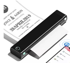 Phomemo M08F Bluetooth Portable Thermal Printer Support 8.5" X 11" US Letter LOT