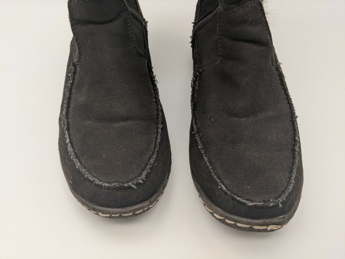 Airwalk tall full zip suede boots with fuzzy accents Women's size 6.5 - Picture 7 of 12