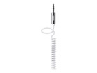 Belkin MIXIT Colour Range 1.8m Coiled AUX Cable White