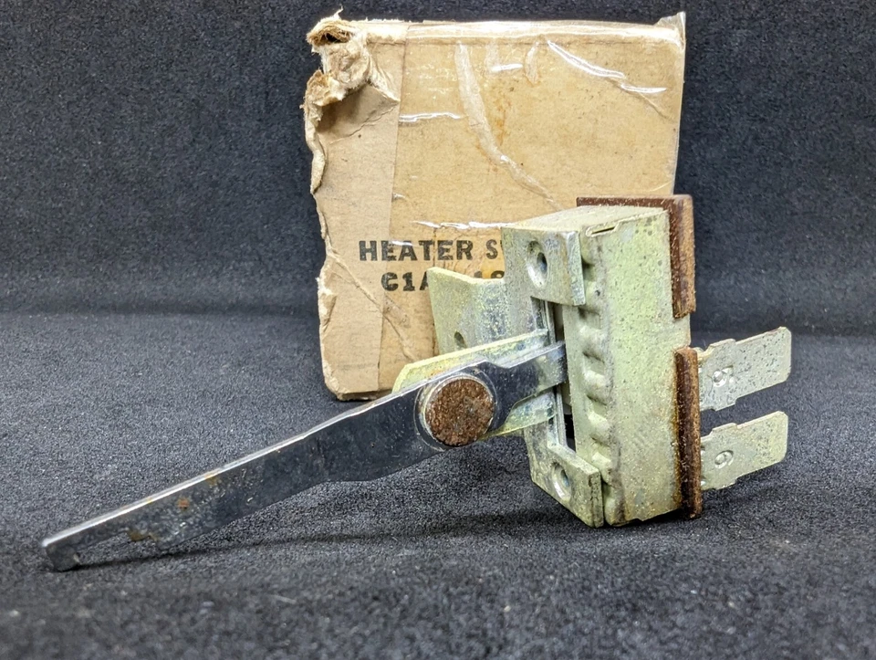 NOS 1960 1961 1962 FORD GALAXIE STARLINER COUNTRY SQUIRE HEATER CONTROL SWITCH - Image 2 of 4