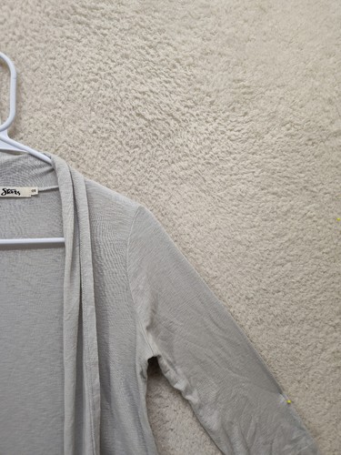 Michael Stars Women Top 0S Gray Modal Blend 3/4 Sleeve Open Front Casual Fit - Picture 3 of 17