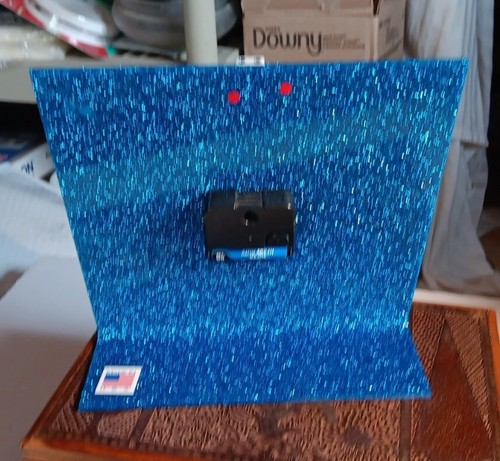 Vintage ‘Fabulous Las Vegas’ Blue Glitter Dice Souvenir Clock - Picture 8 of 13