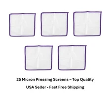25 Micron Pressing Screen 8"x8" for Bubble Hash Bag USA SELLER - FREE SHIPPING