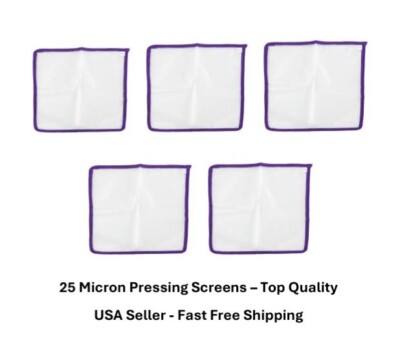 25 Micron Pressing Screen 8''x8'' for Bubble Hash Bag USA SELLER - FREE SHIPPING