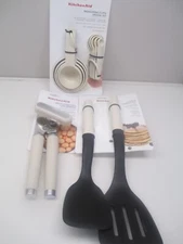 KitchenAid almond cream kitchen utensils (HACA)