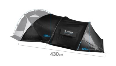 Helinox Nano Dome 4.0 Bedroom Black for Expanded Space [Tent