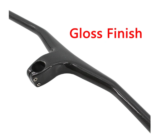 Mountain Bike Glossy Matt 3K Full Carbon Fibre Bicycle Handlebar and Stem - Picture 13 of 14