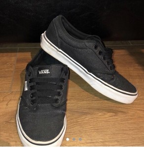 black glitter vans uk