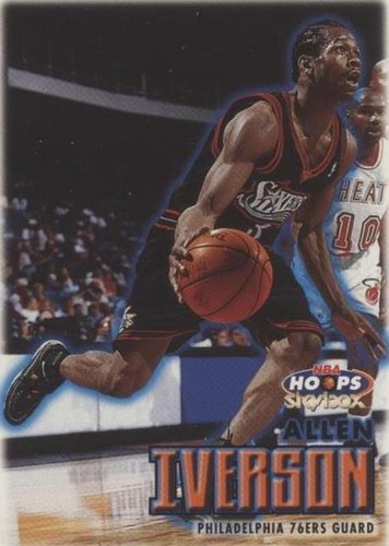 NBA ALLEN IVERSON 96-97 NBA Hoops Official Skybox Gold ROOKIE