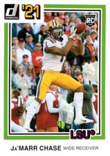 JA' MARR CHASE 2021 Chronicles Donruss DP Pink RC #36 Cincinnati Bengals