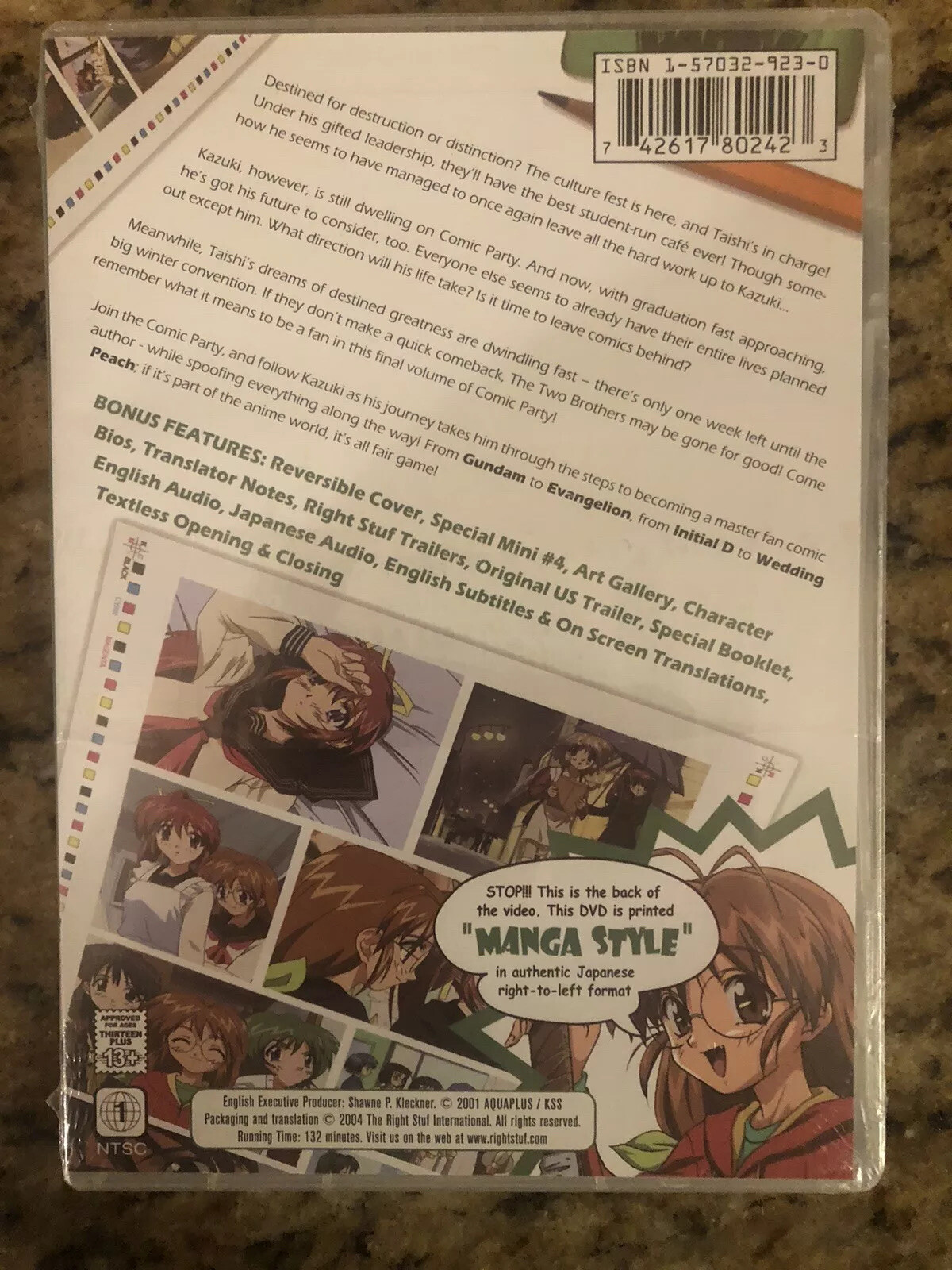 Comic Party Vol 4 The Final Page Dvd 04 For Sale Online Ebay