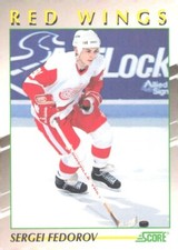 1991-92 Score Young Superstars - Sergei Fedorov #1