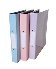 Eastlight A4 Ring Binder 2-O Ring Pastel Colour Assorted Pack of 3