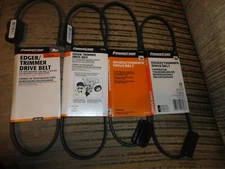 4 new power care 124-464 edger / trimmer drive belts h-mtd-9e