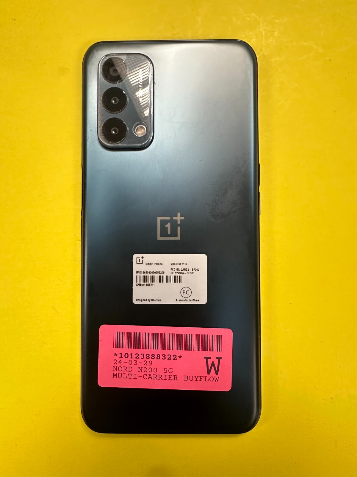 OnePlus Nord N200 5G - 64GB  De2117 - Blue(Unlocked) Good Condition