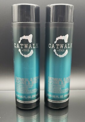 Lot of 2 Tigi Catwalk Oatmeal and Honey Nourishing Conditioner 8.5 Ounce