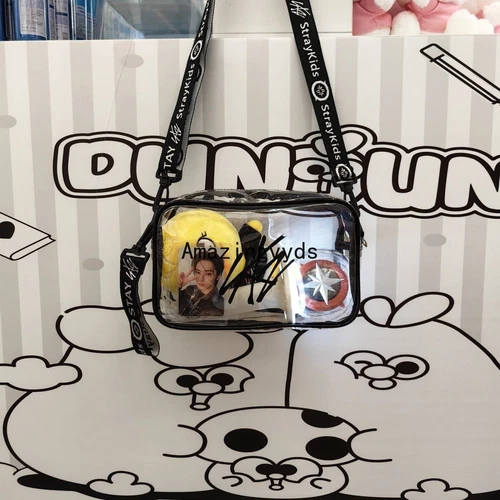 KPOP STRAY KIDS Mochila Transparente Abanicos Regalo Bolso de Hombro Único