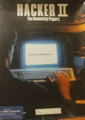 Hacker II (Activision 1986) for ST 520 1040 (Box, Disk, Manual) works