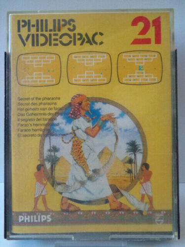 Jeu Philips Videopac - 21: Le secret des pharaons (avec emballage d'origine) 10823231 - Photo 1/2