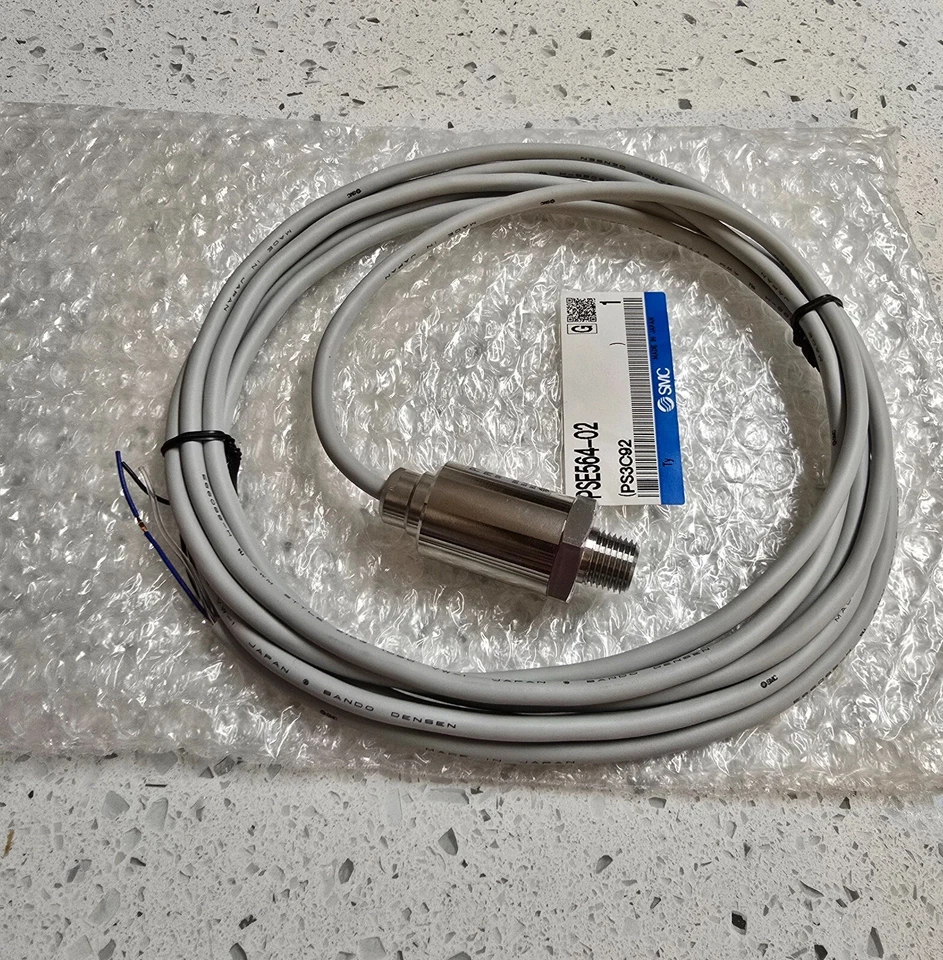 SMC PSE564-02 Pressure Sensor 12-24 VDC 0-500 kPa - Image 2 of 3
