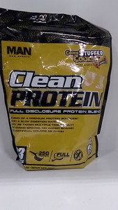 man sports clean protein