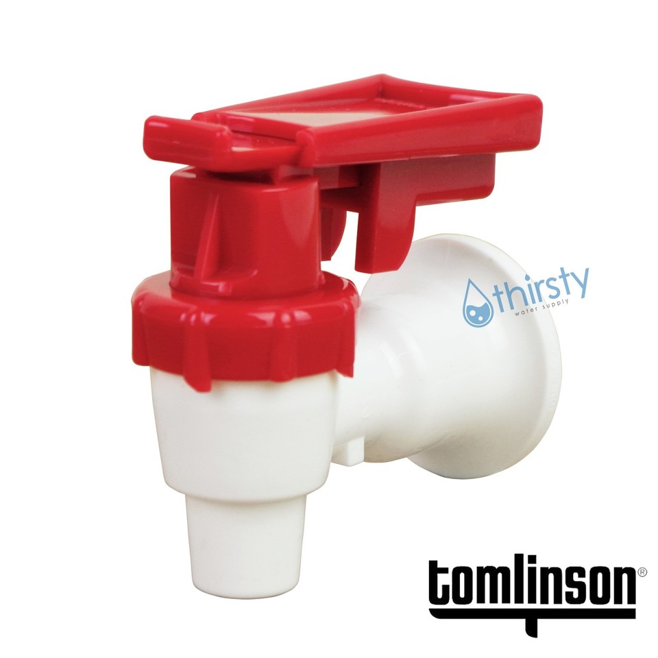 Sunbeam Water COOLER Spigot Faucet Dispenser Valve RED Tomlinson Safety