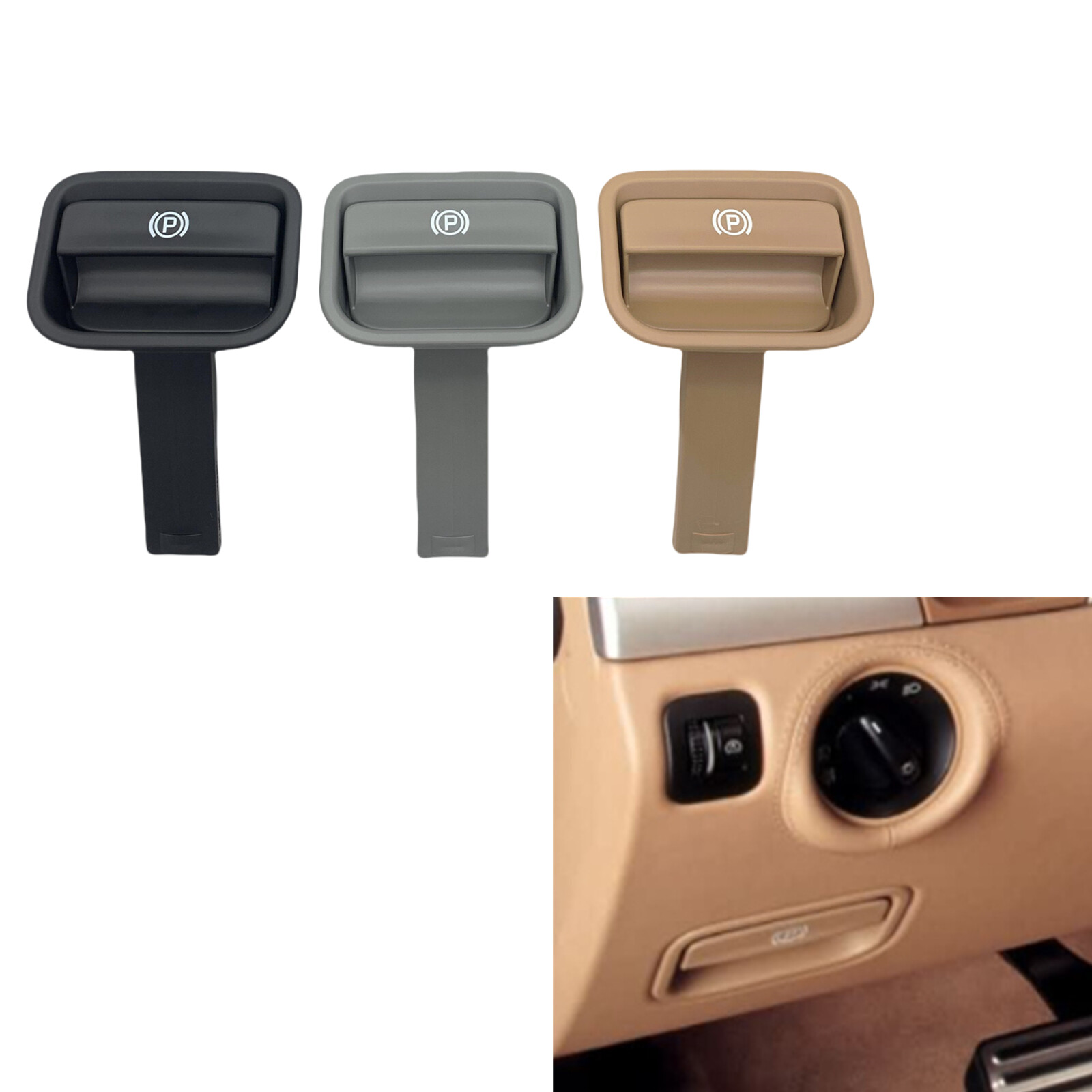 Car Parking Handbrake Release Lever Handle For Porsche Cayenne 955 957 2003-2009