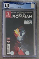  INFAMOUS IRON MAN #1 CGC 9.8 1ST DR DOOM AS ...