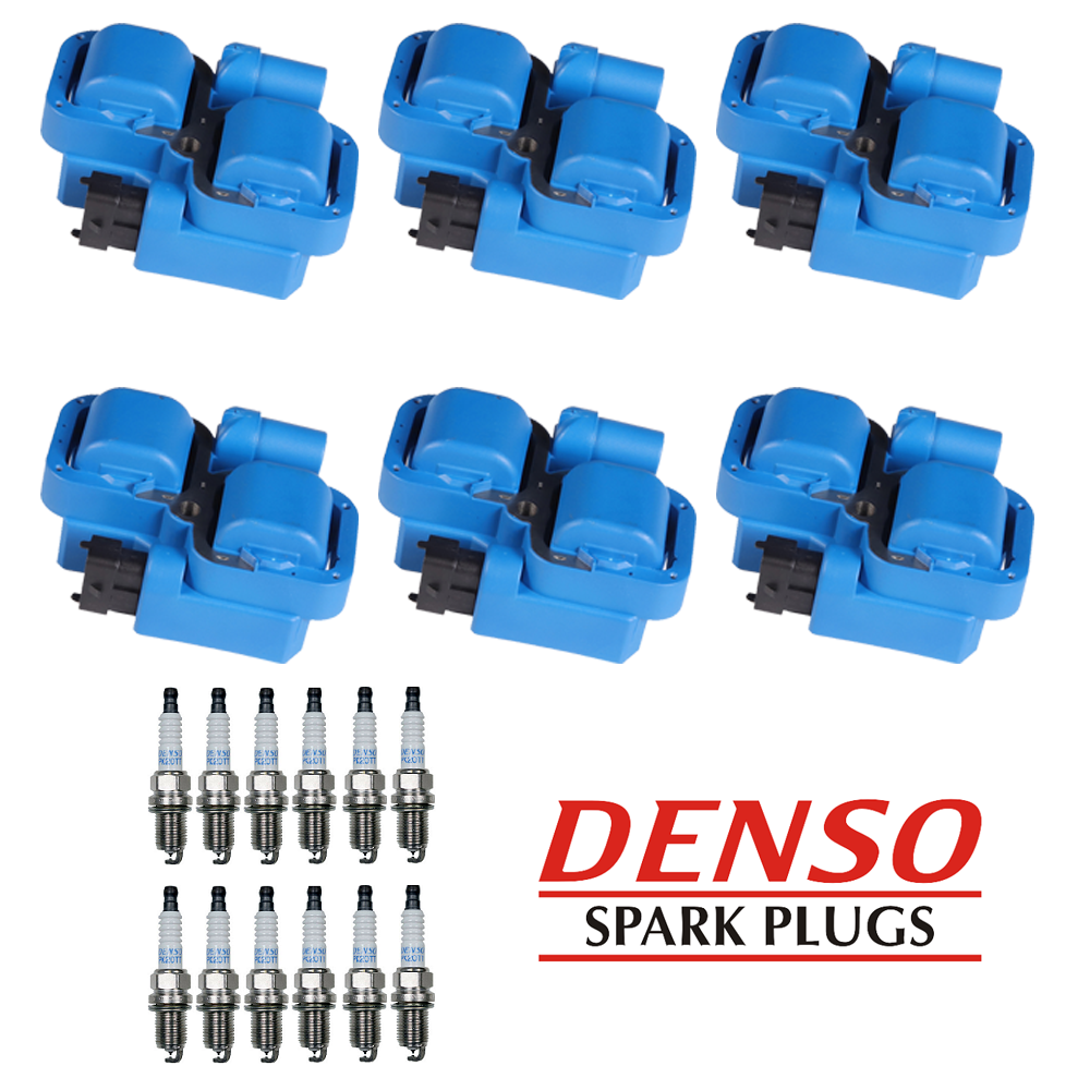 Performance Ignition Coil & Denso Platinum Spark Plug for Mercedes E320