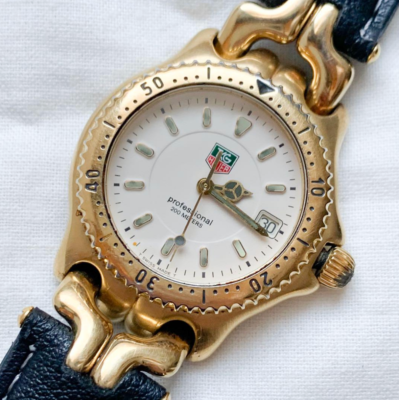 TAG HEUER 腕時計　タグホイヤー　WG1230-K0 ゴールド USED Excellent] TAG Heuer WG1230-K0 Professional Quartz Men's