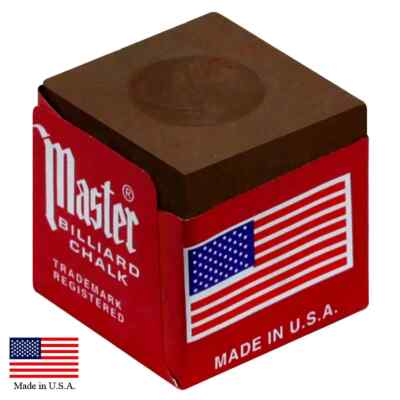 Original USA Gesso da Biliardo Master, 12 pezzi in una scatola (blu