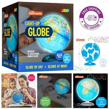 Light Up Educational Globe for Children 8  - Fun  Interactive Learning Tool