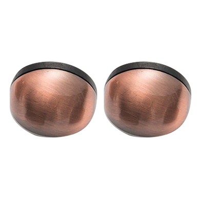 2 Pcs Half Moon Door Stop Floor Mounted Door Stop Door Stopper