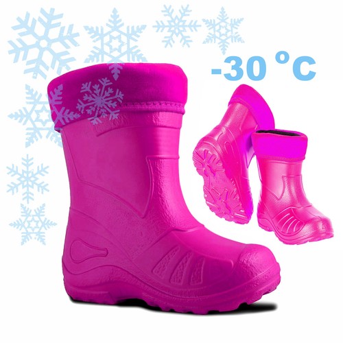 Smart Light Isolierte Kinder Gummistiefel -30 Grad WINTER Unisex - Bild 9 von 12