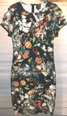 Alexander McQueen Floral Botanical One Piece Dress M | eBay