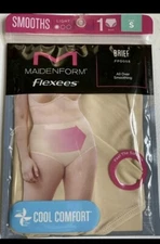 Maidenform Flexees Brief Shaper Smooth Cool Comfort Lt Con Beige Small
