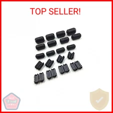 20 Pcs Snap on Ferrite Core Cord Ring RFI EMI Noise Filter Suppressor Cable Clip