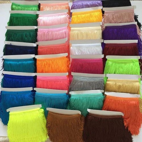 10 Yards 15cm Long Tassel Fringe Trim Lace Ribbon Tassels For Curtains Dresses