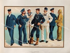 US Navy Uniform Matrose Seemann K&uuml;sten-Wache Regen-Anzug Marine Gewehr Steward