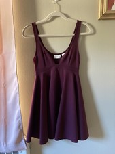 Alice & UO Eden Dress in Wine/Bordeaux Size XS Urban Outfitters New With Tags