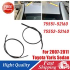 <!--F#f_0-->Left & Right Side Roof Drip Moulding Trim Set For 2007-2011 Toyota Yaris Sedan<!--F/-->