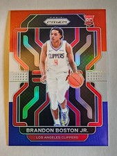 Brandon Boston Jr - 2021-22 Prizm Prizms Red White Blue Rookie Card