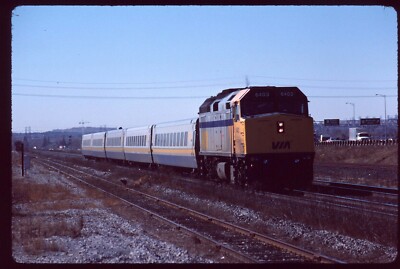 Original Schienenschieber - VIA Rail Canada 6403+ Ajax ON 3-10-1988